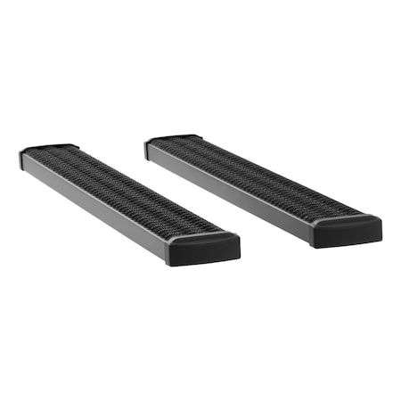 Luverne Truck Equipment GRIP STEP 7IN RUNNING BOARDS BLACK TEXTURED POWDER COAT 415060-401631